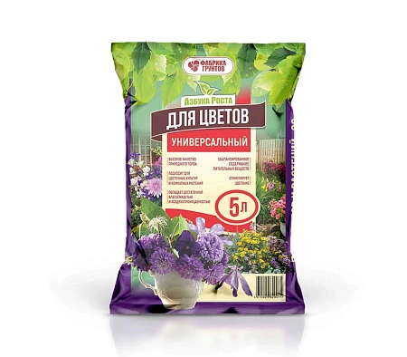 Грунт Азбука роста для цветов, 5 л Грунт Азбука роста для цветов, 5 л