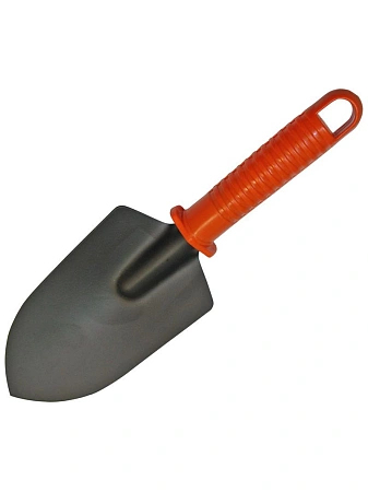 Совок посадочный металлический с пластмассовой ручкой