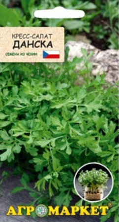 Кресс-салат Данска, 1 г (Агромаркет) Кресс-салат Данска, 1 г (Агромаркет)