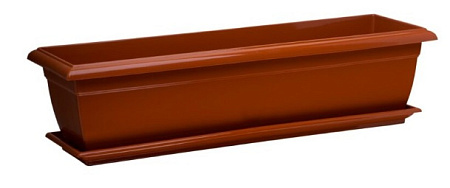 Ящик балконный 585 мм терракотовый