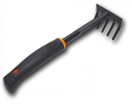 Грабли мини 32 см стальные 5 зубов