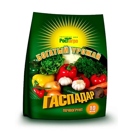 Грунт Гаспадар богатый урожай, 10 л Грунт Гаспадар богатый урожай, 10 л