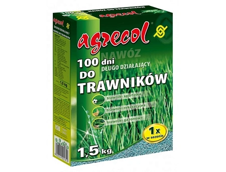 Удобрение Agrecol 100 для газона, 1.5 кг