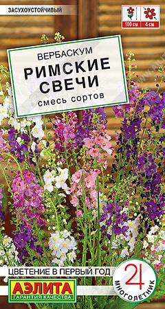 Вербаскум Римские свечи, смесь сортов 0,05 г (Аэлита)