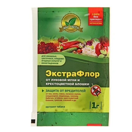 ЭкстраФлор №5 от луковой мухи 1 г ЭкстраФлор №5 от луковой мухи 1 г