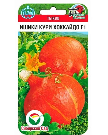 Тыква Ишики Кури Хоккайдо F1 3шт (Сиб Сад)
