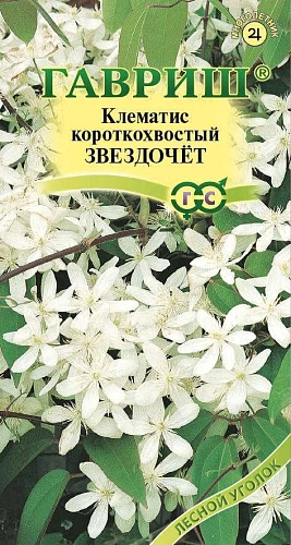 Клематис Звездочет короткохвостый многолетник, 0,05 г (Гавриш) Клематис Звездочет короткохвостый многолетник, 0,05 г (Гавриш)