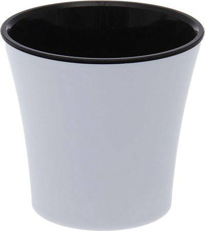 Горшок АРТЕ белый-черный, 3,5 л