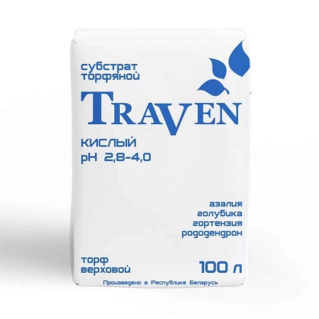 Торф Traven кислый, 100 л