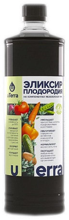 Удобрение органическое комплексное uTerra Эликсир плодородия Здоровые овощи, 1 л