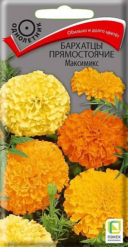Бархатцы Максимикс прямостоячие 0,4 г (Поиск) Бархатцы Максимикс прямостоячие 0,4 г (Поиск)
