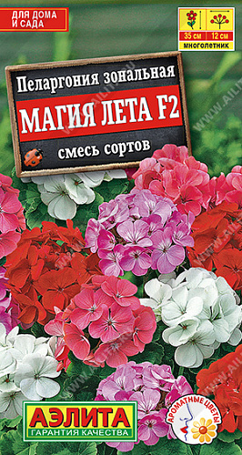 Пеларгония Магия лета F2, смесь сортов 5 шт (Аэлита) Пеларгония Магия лета F2, смесь сортов 5 шт (Аэлита)