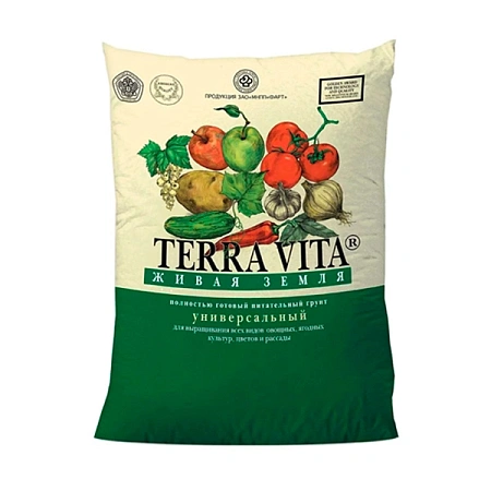 Грунт Живая земля универсальный, 5 л (Terra Vita) Грунт Живая земля универсальный, 5 л (Terra Vita)