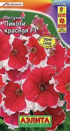 Петуния Пикоти красная F1 многоцветковая, 10 шт Петуния Пикоти красная F1 многоцветковая, 10 шт