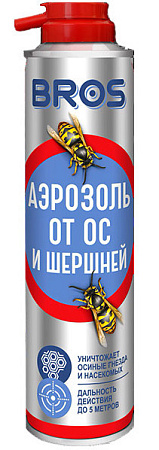 Аэрозоль от ос и шершней BROS, 300 мл Аэрозоль от ос и шершней BROS, 300 мл