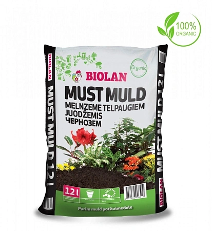 Грунт "Biolan" чернозем, 12 л Грунт "Biolan" чернозем, 12 л