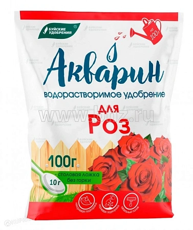 Удобрение Акварин для роз, 100 г
