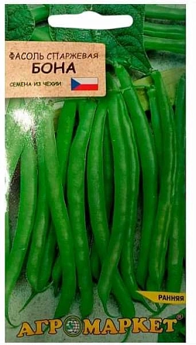 Фасоль спаржевая Бона, 10 г (Агромаркет) Фасоль спаржевая Бона, 10 г (Агромаркет)