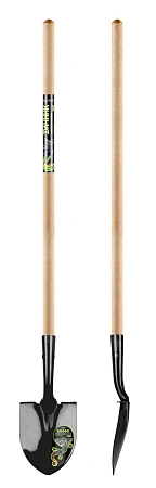 Лопата Дачник штыковая с деревянным черенком ЦИ 2220-ч Лопата Дачник штыковая с деревянным черенком ЦИ 2220-ч