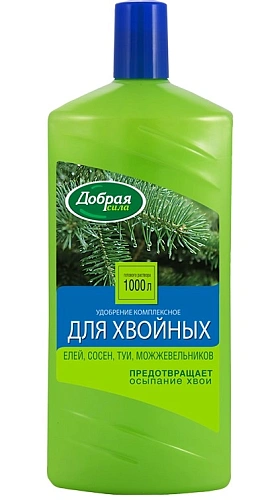 Удобрение Добрая сила для хвойных, 1 л Удобрение Добрая сила для хвойных, 1 л