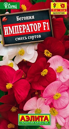 Бегония Император F1, смесь 10 шт (Аэлита)