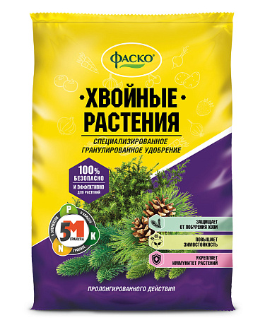 Удобрение Фаско 5М для хвойных гранулированное, 1 кг Удобрение Фаско 5М для хвойных гранулированное, 1 кг