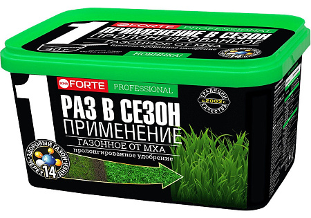 Удобрение Bona Forte для газона от мха, 3 л