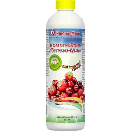 Удобрение КомплеМет Железо-цинк, 200 мл Удобрение КомплеМет Железо-цинк, 200 мл