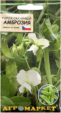 Горох сахарный Амброзия, 5 г (Агромаркет)