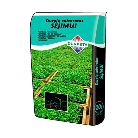 Грунт Durpeta торфяной для посева, 20 л