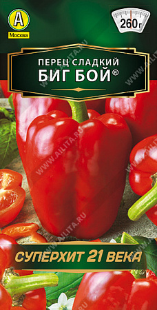 Перец сладкий Биг Бой, 20 шт (Аэлита) Перец сладкий Биг Бой, 20 шт (Аэлита)