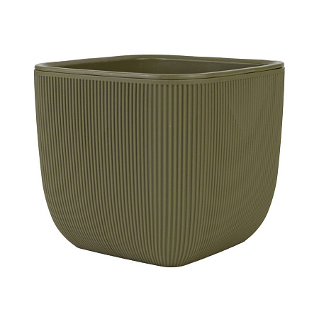 Горшок с дренажной системой Фабио VipSet оливка, 1,95 л