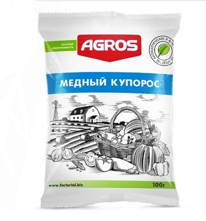 Медный купорос (сульфат меди), 100 г