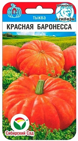 Тыква Красная баронесса, 5 шт (Сиб Сад)