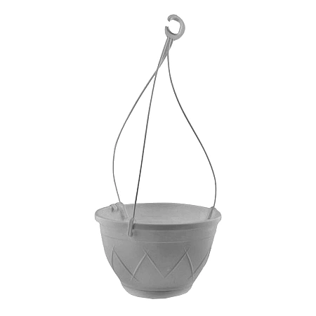 Горшок ЛИЛИЯ ПОДВЕСНАЯ серый, 2,5 л