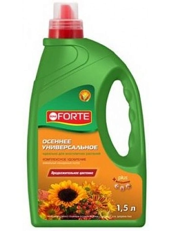 Удобрение Bona Forte осеннее универсальное, 1,5 л