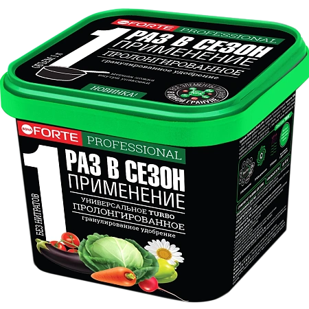 Удобрение Bona Forte TURBO универсальное с биодоступным кремнием, 1 кг