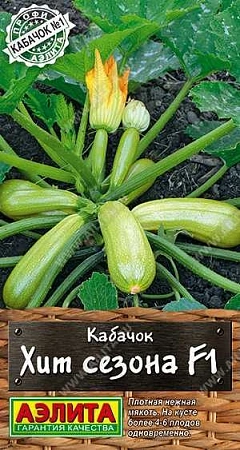 Кабачок Хит сезона F1, 5 шт (АЭЛИТА) Кабачок Хит сезона F1, 5 шт (АЭЛИТА)