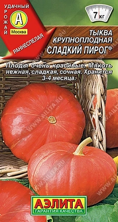 Тыква крупноплодная Сладкий пирог, 1 г (АЭЛИТА)