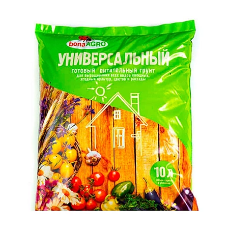 Грунт BonaAGRO универсальный, 10 л Грунт BonaAGRO универсальный, 10 л