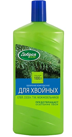 Удобрение Добрая сила для хвойных, 1 л
