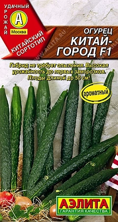 Огурец Китай-город F1 10 шт (АЭЛИТА)