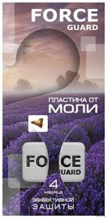 Пластина от моли Force Guard, 10 шт Пластина от моли Force Guard, 10 шт