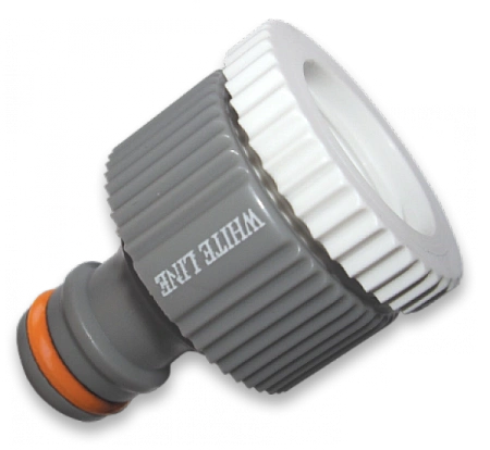 Присоединитель с внутренней резьбой 3/4 и 1/2" Присоединитель с внутренней резьбой 3/4 и 1/2"