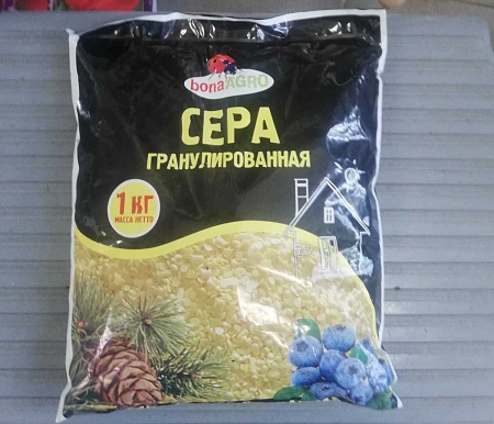 Сера гранулированная bonAGRO 1 кг