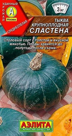 Тыква крупноплодная Сластена,1 г (АЭЛИТА)