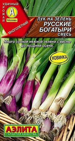 Лук на зелень Русские богатыри, смесь 1 г (АЭЛИТА)