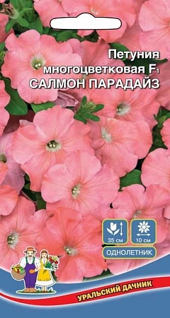 Петуния Салмон Парадайз F1 многоцветковая (УД)
