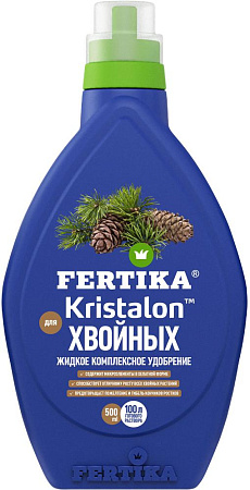 Удобрение Фертика Кристалон для хвойных, 500 мл