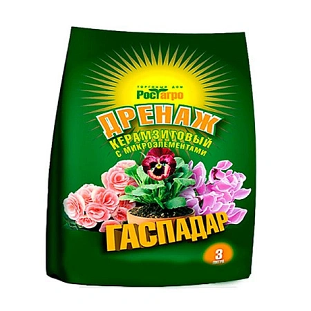 Дренаж Гаспадар керамзитовый с микроэлементами, 3 л